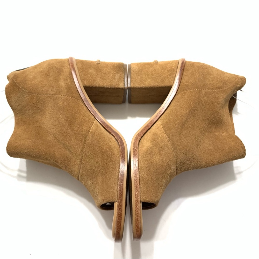 Ugg Ginger Open Toe Suede Boot Ankle Bootie - image 3